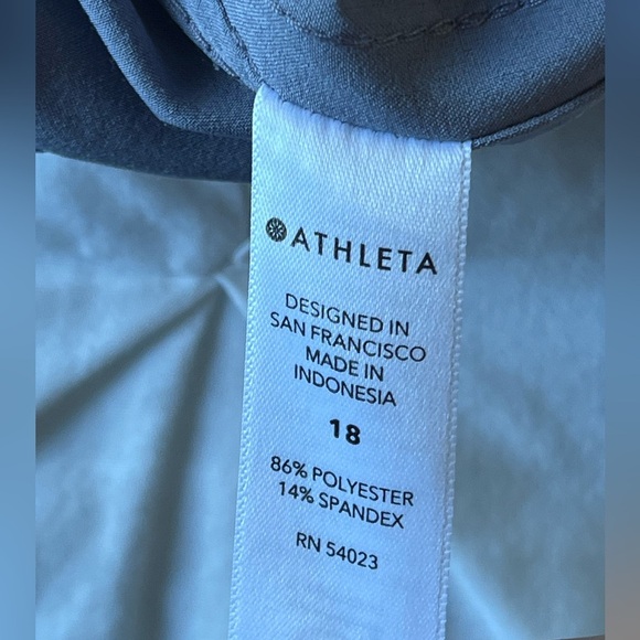 Athleta Nolita Wide Leg Pant in “Tempest Violet” S/657665-03 V/305514 SIZE 18 - Picture 11 of 12